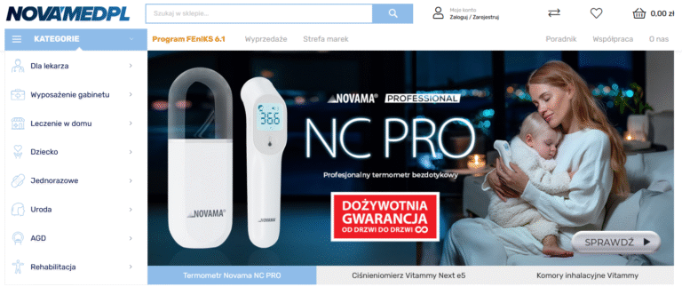 Novamed.pl – nowoczesne centrum zakupów zdrowotnych i domowej profilaktyki